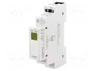 Module: voltage indicator; 230VAC; IP20; for DIN rail mounting ZAMEL