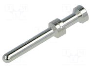 Contact; male; Han E® High Temp; copper alloy; silver plated HARTING