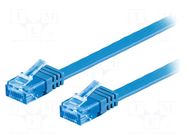 Patch cord; RJ45 plug,both sides; U/UTP; 6a; stranded; Cu; PVC Goobay