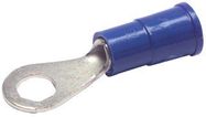 TERMINAL, RING TONGUE, #8, CRIMP, BLUE