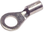 TERMINAL, RING TONGUE, #6, CRIMP