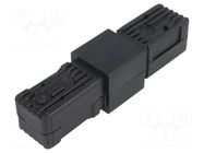 Mounting coupler; for profiles; polyamide; -30÷100°C; I: 76mm ELESA+GANTER