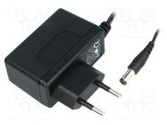 Power supply: switched-mode; mains,plug; 48VDC; 0.25A; 12W; 86% MEAN WELL