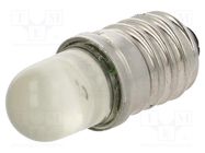 LED lamp; yellow; E10; 24VDC; 24VAC; AC lum: 800÷1000mcd POLAM-ELTA