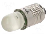 LED lamp; yellow; E10; 12VDC; 12VAC POLAM-ELTA