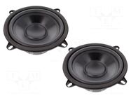 Car loudspeakers; woofer; 130mm; 100W; 65÷8000Hz; 4Ω; 90dB; 2pcs. CL ITALIA