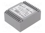 Transformer: mains; 24VA; 115VAC,230VAC; 18V; 18V; PCB; IP00 BREVE TUFVASSONS