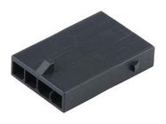 CONNECTOR HOUSING, PLUG, 4POS, 3MM