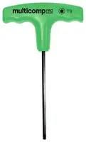 TORX KEY, T HANDLE, T9, GRN/BLACK, STEEL