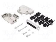 Connector: D-Sub; PIN: 25; plug; female; angled 45°; soldering MH CONNECTORS