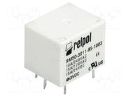 Relay: electromagnetic; SPDT; Ucoil: 3VDC; 15A; 10A/240VAC; RM50 RELPOL