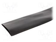 Heat shrink sleeve; 2: 1; 50.8mm; L: 38.1m; black; polyolefine; reel ALPHA WIRE