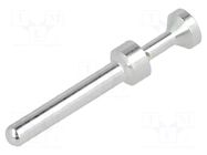 Contact; male; copper alloy; silver plated; 0.14÷0.37mm2; crimped HARTING