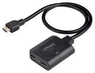 HDMI SPLITTER, BLACK, 2-PORT