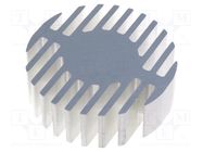 Heatsink; LED; Ø: 60mm; H: 20mm FISCHER ELEKTRONIK