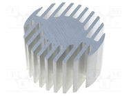 Heatsink; LED; Ø: 60mm; H: 37.5mm FISCHER ELEKTRONIK