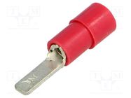 Tip: flat; 2.8mm; 0.25÷1.5mm2; crimped; for cable; insulated; red BM GROUP