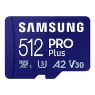 Memory card Samsung Pro PLUS microSDXC 512GB 180/130 MB/s UHS-I U3 (MB-MD512SA/EU), Samsung