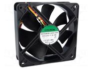 Fan: DC; axial; 24VDC; 120x120x38mm; 234.4m3/h; 48dBA; ball; 24AWG SUNON