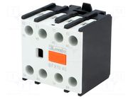 Auxiliary contacts; Leads: screw terminals; front; BF LOVATO ELECTRIC