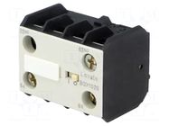 Auxiliary contacts; Leads: screw terminals; front; BG LOVATO ELECTRIC