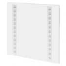 LED panel TROXO 60×60, recessed, white, 27W, neutral white, UGR, EMOS