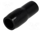 Protection; 10mm2; for ring tube terminals; 21mm; black BM GROUP