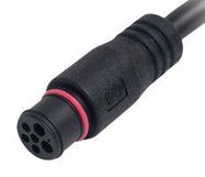 EV CABLE, 6PIN, CIR PLUG-FREE END, 1M