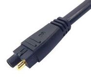 EV CABLE/BATTERY CONN 2PIN PLUG-FREE END