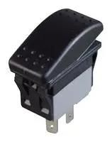 ROCKER SWITCH, SPDT, 20A, 250VAC