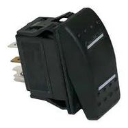 ROCKER SWITCH, DPDT, 16A, 12VDC