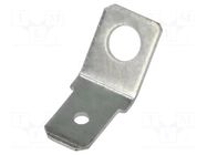 Terminal: flat; 6.3mm; 0.8mm; male; M4; non-insulated; screw; brass BM GROUP