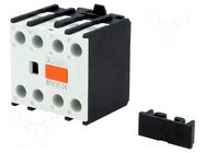 Auxiliary contacts; Leads: screw terminals; front; BF LOVATO ELECTRIC