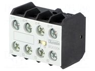 Auxiliary contacts; Leads: screw terminals; front; BG LOVATO ELECTRIC