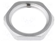 Nut; M20; brass; Thk: 3.5mm; Spanner: 24mm; Thread: metric; Pitch: 1.5 LAPP