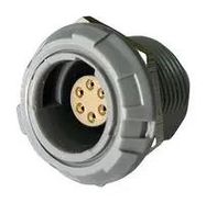 CIRCULAR CONN, RCPT, 6POS, TH