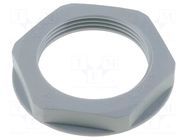 Nut; M32; polyamide; UL94V-2; 41mm; grey; Thread: metric; Pitch: 1.5 LAPP