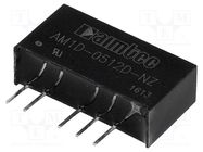 Converter: DC/DC; 1W; Uin: 4.5÷5.5V; Uout: 12VDC; Uout2: -12VDC; SIP7 AIMTEC