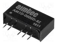 Converter: DC/DC; 1W; Uin: 4.5÷5.5V; Uout: 5VDC; Uout2: -5VDC; SIP7 AIMTEC