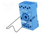 Socket; PIN: 11; 10A; 250VAC; 88.02; screw terminals; Series: 60.13 FINDER