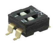 DIP SWITCH, SPST, 0.025A, 24VDC