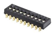 DIP SWITCH, SPST, 0.025A, 25VDC