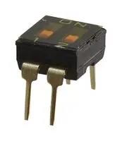 DIP SWITCH, SPST, 0.025A, 24VDC