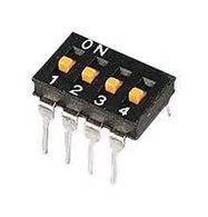 DIP SWITCH, SPST, 0.025A, 24VDC