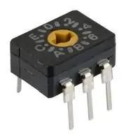 ROTARY SWITCH, 1P, 16 POS, 0.1A, 30VDC