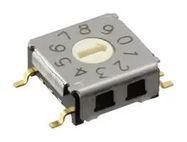 ROTARY SWITCH, 10 POS, 0.025A, 24VDC