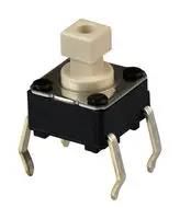TACTILE SW, SPST-NO, 0.05A, 24VDC, 260GF