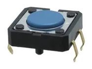 TACTILE SW, SPST-NO, 0.05A, 24VDC, 130GF