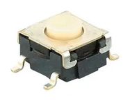 TACTILE SW, SPST-NO, 0.05A, 24VDC, 230GF