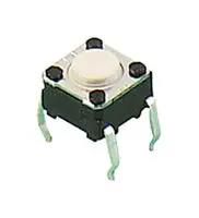 TACTILE SW, SPST-NO, 0.05A, 24VDC, 160GF